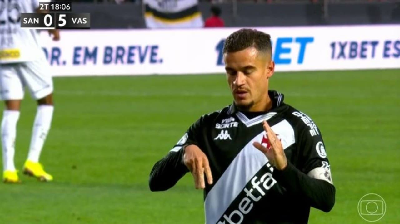 Coutinho golaço 5x0