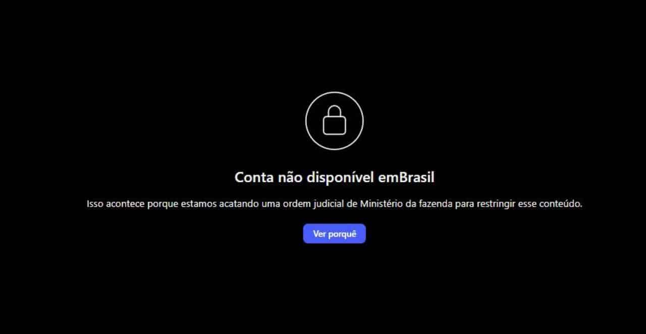 conta de Kamylinha desativada