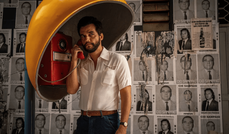 Wagner Moura durante o filme 'O Agente Secreto'