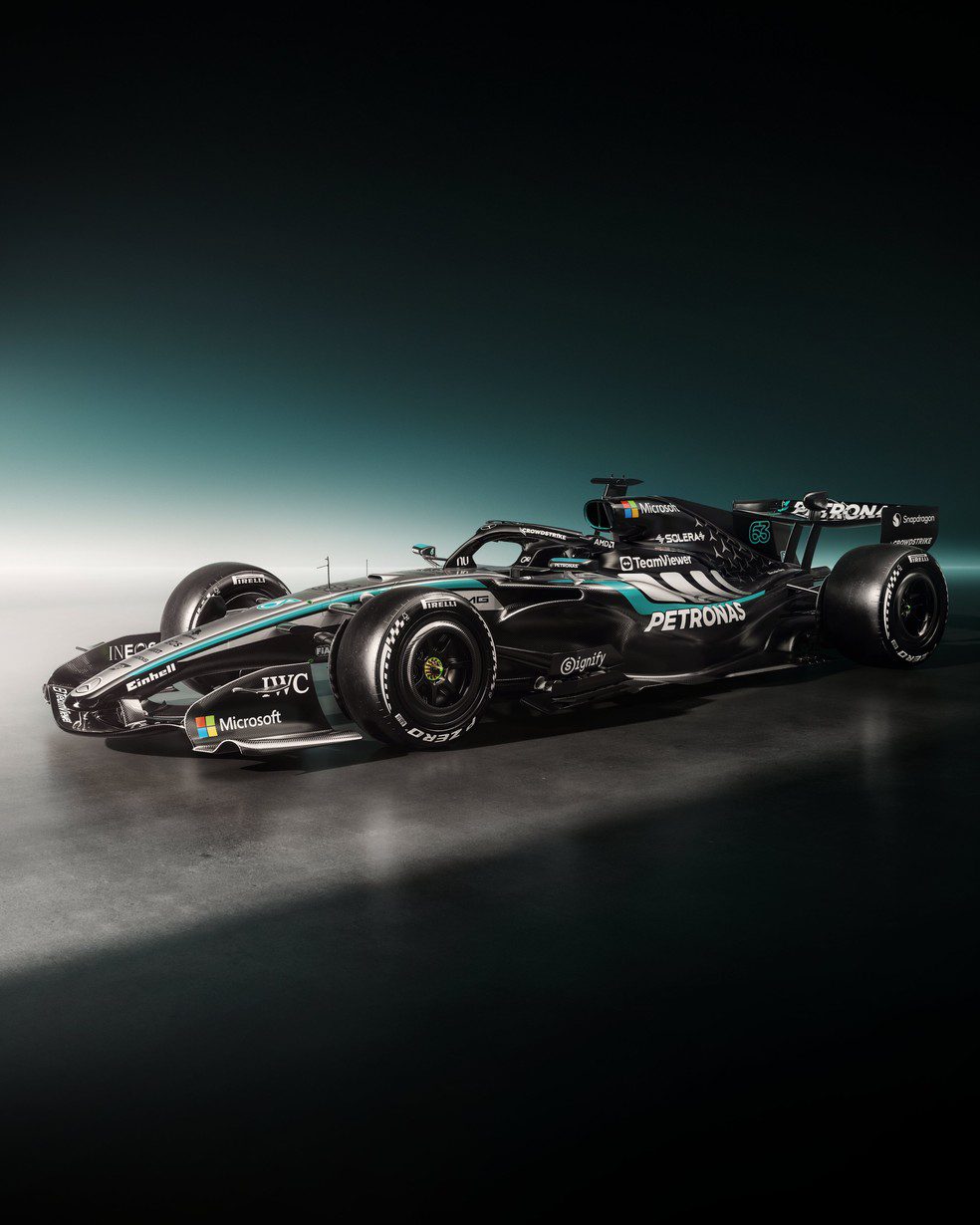 Mercedes mostra oficialmente carro para a F1 2026; confira as imagens — Foto: Divulgação