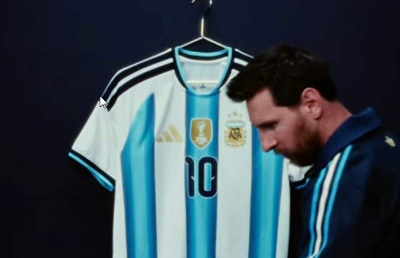 camisa especial de Messi - Instagram